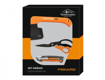 Fiskars Set naredi sam univerzalne škarje + vrtne škarje + nož za obrezovanje dreves