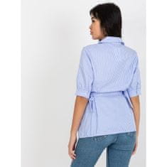 YUPS Ženska črtasta srajca BREDA modro-bela YP-KS-awd0377.76_393346 S