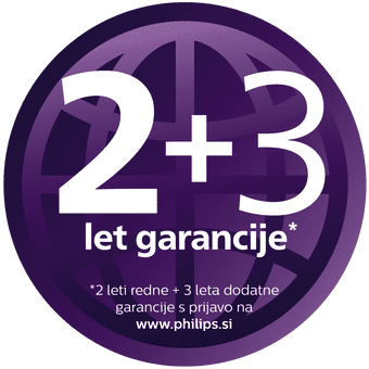 Philips: 2+3 let garancije
