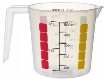 Galicja Kuhinjski vrč s plastično merilno skodelico SAM 0,5 l