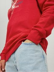 Jack&Jones Moški pulover JJELOGO Regular Fit 12210824 True Red (Velikost M)