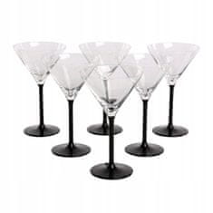 Altom Komplet kozarcev za martini in koktajl ONYX, 6 kosov.