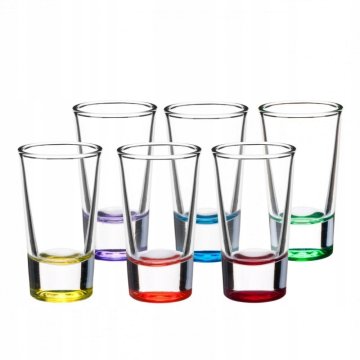 shumee Barvni kozarci za vodko 28 ml 6 kos