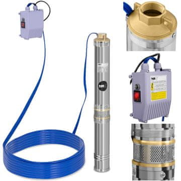 shumee Črpalka za globoke vrtine za trdne komunalne odpadke, 6000 L/uro. do 58 m