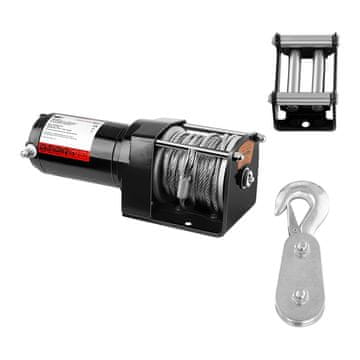 MSW Terenska vlečna vrv za terenska vozila, vrv 13 m, vlečna sila 1590 kg + daljinski upravljalnik