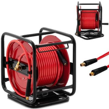 shumee Cev, pnevmatski tlačni vod na kolutu, vrtljivi boben, 360, 20 barov, 30 m + 1,2 m