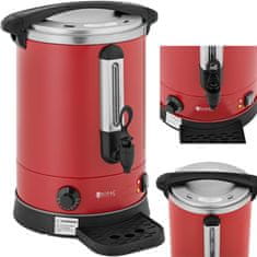 shumee Bojler z dvojnimi stenami in odcejalnikom 13,5 L 2500 W rdeč