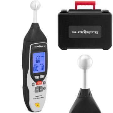 shumee Merilnik vlage neinvazivni merilnik vlage za lesene zidake LCD 0-100% s kovčkom