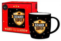 shumee Vrček za dedkov dan črne barve 300 ml Super Hero