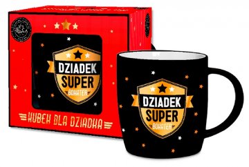 shumee Vrček za dedkov dan črne barve 300 ml Super Hero