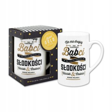 shumee Keramična skodelica za babičin dan, bela, 250 ml