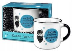 shumee Darilna skodelica iz keramike z brado 400 ml