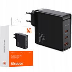 Mcdodo MCDODO HITRI POLNILEC NAPAJALNIK ZA MACBOOK GAN 3X USB-C USB 140W