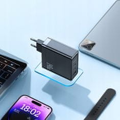 Mcdodo MCDODO HITRI POLNILEC NAPAJALNIK ZA MACBOOK GAN 3X USB-C USB 140W