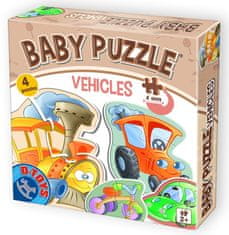 D-Toys Otroška sestavljanka Vozila 4v1 (2-4 kosi)