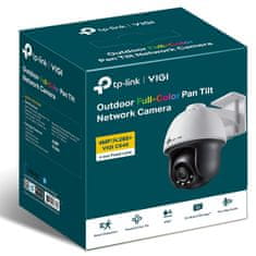 TP-Link VIGI C540 4mm zunanja nadzorna kamera, dnevna/nočna, 4MP LAN QDH, bela/črna