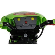 HOMCOM HOMCOM Električno kolo za kros s kolesi zelene barve za otroke od 3. leta dalje, 6V baterija, hitrost 2,5 km/h, 102 x 53 x 66cm