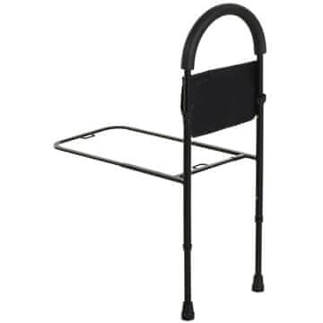 HOMCOM ročaj za vstajanje iz postelje 7 nastavljivih višin 86-110,5 cm, nedrseč ročaj in žep za shranjevanje, 72x36 cm