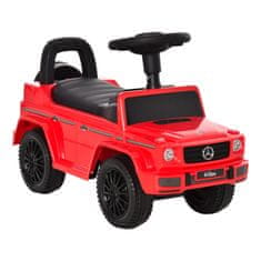 HOMCOM Avto igrača, vozilo za vožnjo za otroke od 12 do 36 mesecev, Mercedes-
Benz G350, rdeča