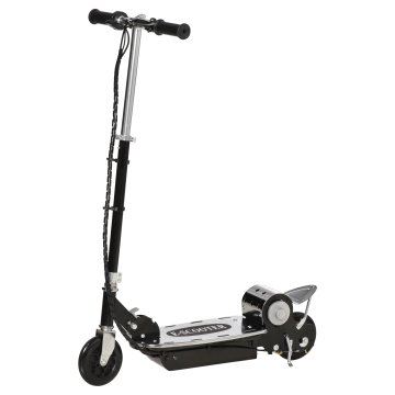 HOMCOM zložljivi električni skuter z zavoro in stojalom 75 x 37 x 98 cm
črna