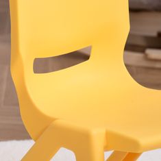 HOMCOM otroški stoli do 30 kg, komplet 4 zložljivih in barvitih otroških stolov za notranjo in zunanjo
uporabo, 36x38x56,5 cm