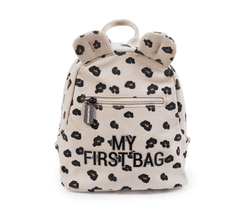 Childhome Otroški nahrbtnik My First Bag Platneni leopard