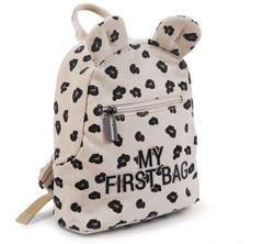 Childhome Otroški nahrbtnik My First Bag Platneni leopard