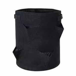 Rourke Rourke tekstilna posoda za gojenje jagod - črna