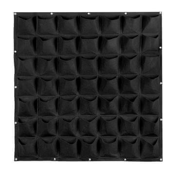 Rourke Rourke 49K - tekstilni sadilnik za gojenje zelenjave - črn