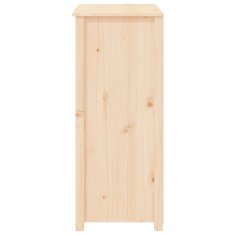 Vidaxl Visoka omarica 83x41,5x100 cm trdna borovina