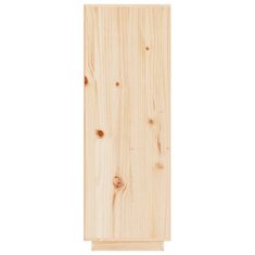 Vidaxl Visoka omara 60x40x116,5 cm trdna borovina
