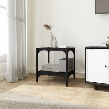 Vidaxl vidaXL TV omarica črna 40x33x41 cm les/jeklo