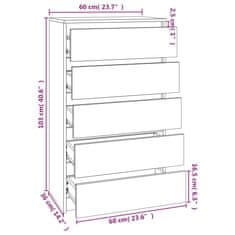 shumee Omarica za čevlje bela 60x36x103 cm inženirski les