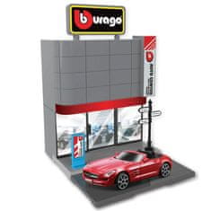 BBurago Mesto 1:43 18-31501 Trgovina z avtomobili