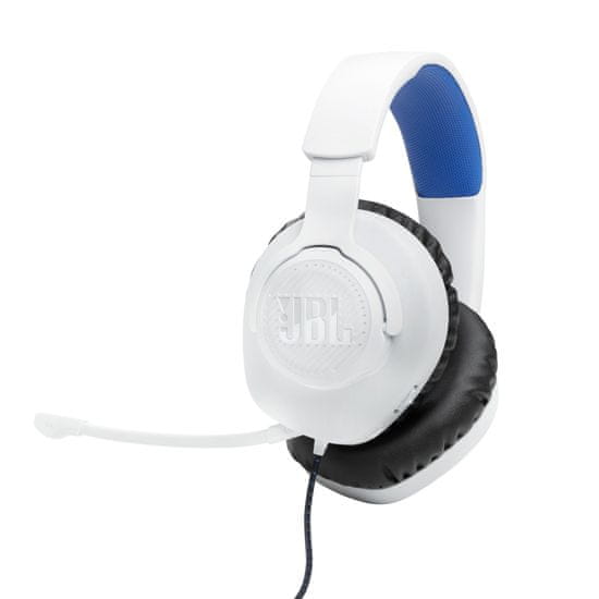 JBL Quantum 100 PS Edition slušalke, belo-modre