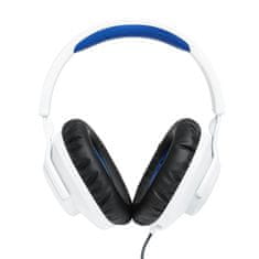 JBL Quantum 100 PS Edition slušalke, belo-modre