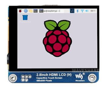 shumee 2,8-palčni kapacitivni LCD zaslon na dotik za Raspberry Pi 480x640 IPS