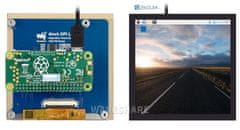 shumee 4-palčni zaslon na dotik za Raspberry Pi