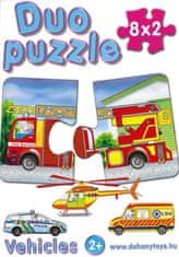 DOHÁNY Duo puzzle Vozila 8x2 kosa