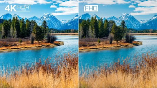 4K HDR PRO - natančne barve in podrobnosti