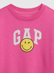 Gap Otroške mikinové Obleka & Smiley 5YRS