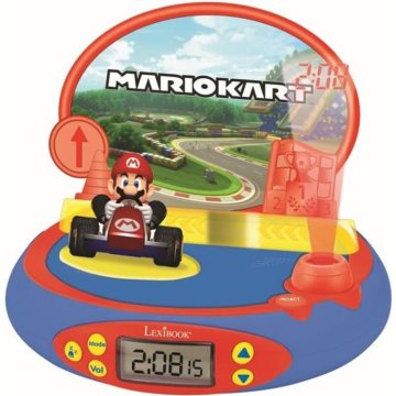 shumee MARIO KART Budilka s projektorjem in zvoki videoiger Nintendo
