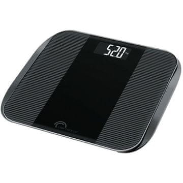 shumee LITTLE BALANCE Slim Wave LCD osebna tehtnica - 180 kg / 100 g - sijajno črna