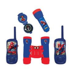 shumee SPIDER-MAN - Pustolovski komplet - Walkie-Talkie domet 120 m, daljnogled, svetilka in kompas
