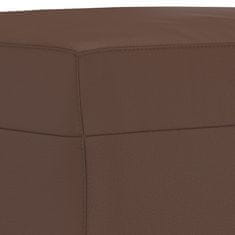Vidaxl Klop rjava 70x35x41 cm umetno usnje