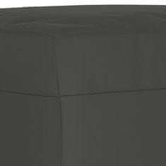 Vidaxl vidaXL Klop, temno siva, 70x35x41 cm, oblazinjenje iz mikrovlaken