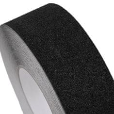 Vidaxl Protizdrsni trak črn 0,05x20 m PVC
