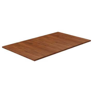 shumee vidaXL Kopalniški pult temno rjav 100x60x1,5 cm trdna hrastovina