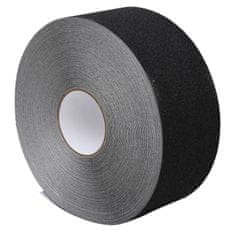 Vidaxl Protizdrsni trak črn 0,1x50 m PVC