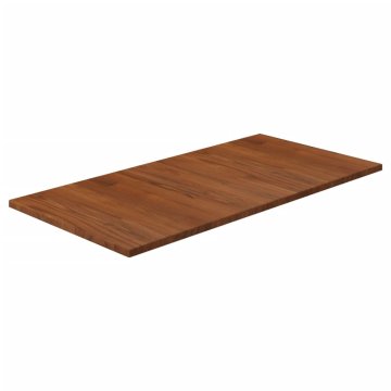 shumee vidaXL Kopalniški pult temno rjav 80x40x1,5 cm obdelan trden les
